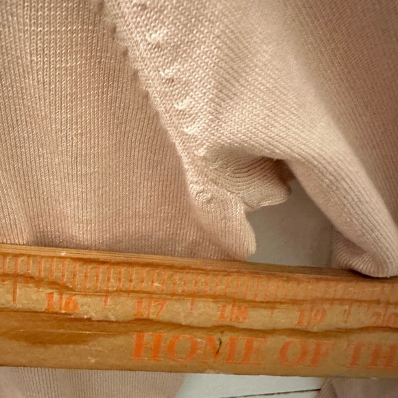 INC Vintage Deadstock Silk beaded floral crop pink woman clueless cardigan NWT M - Picture 9 of 14